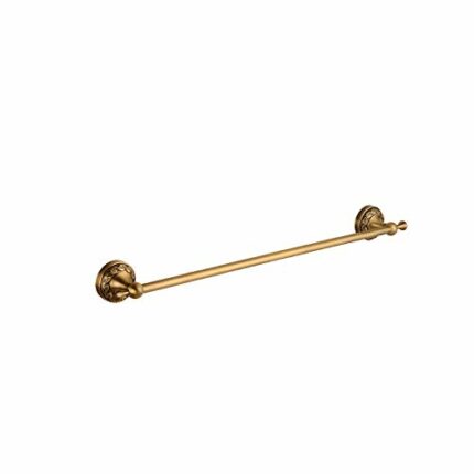 RSOCHS Creative Single Towel Rack, Towel Rack, Brass Bathroom Household Towel Rack