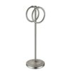 CHUNYU Classic Decorative Metal Fingertip Towel Holder Stand For Bathroom, Kitchen, Vanity And Countertops Towel Rings