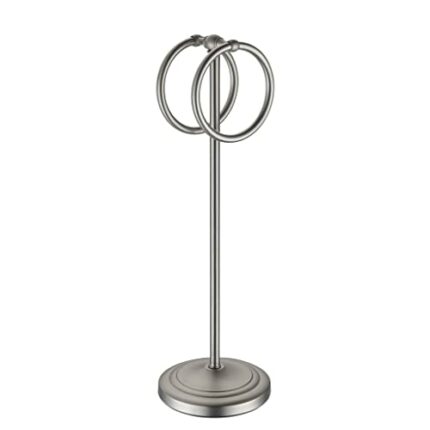 CHUNYU Classic Decorative Metal Fingertip Towel Holder Stand For Bathroom, Kitchen, Vanity And Countertops Towel Rings