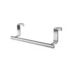 Hampine Stainless Steel Kitchen Towel Holder,Over The Door Tea Towel Holder,Towel Rail for for Cupboard Drawers Bathroom and Radiator Anti Slip A