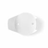 Ex-Pro Single Freestanding Speaker Floor Stand Bracket Compatible with/for Sonos One/Sonos Play:1, Fixed Holder with Cable Management - White