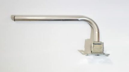 20" J Pole + fixed Wall mount