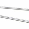 tesa MOON Swing Arm Towel Bar - No Drill Two-Armed Towel Rail Chromed Metal and Stainless for the Bathroom with Swivelling Arms - Includes Remova