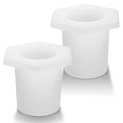 2pcs Table Umbrella Hole Ring, Cone Wedge Shaped Patio Table Umbrella Hole Insert Plug Silicone Patio Umbrella Replacement Parts for 2-2.5" Patio