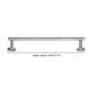 Towel Bar, Bathroom Towel Bar Rail, Wall Mounted Towel Holder Towel Hanger, Stainless Steel Towel Rack for Bathroom Toilet Kitchen Laundry, 45cm