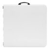 LIFETIME 92100 - Height-adjustable folding table white 121.9x61x61-91.4 cm