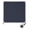 Spurgehom 6FT Single Panel Rolling Room Divider, Partition Privacy Screens with Wheels, Freestanding Fabric Room Panel, Portable Wall Divider for