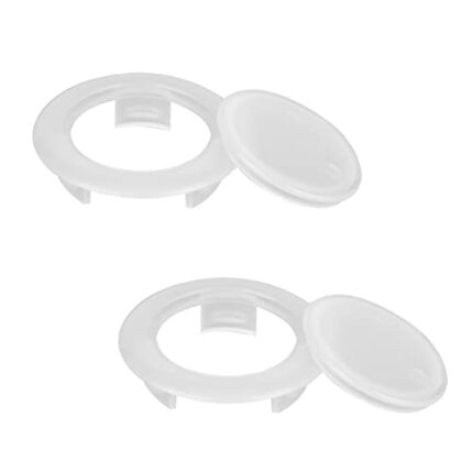 KINBOM 2 Sets Patio Table Umbrella Hole Ring and Cap Sets, Patio Table Umbrella Hole Insert Plug and Stopper Replacement Accessories for Outdoor