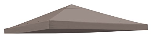 BenefitUSA Replacement 10'X10'Gazebo Canopy top Patio Pavilion Cover Sunshade Polyester Single Tier (Ecru)
