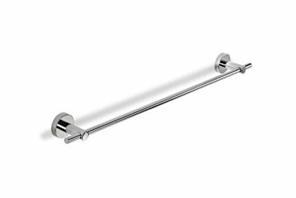 Croydex Flexi-Fix Pendle Towel Rail, Chrome, 85 x 675 x 45mm