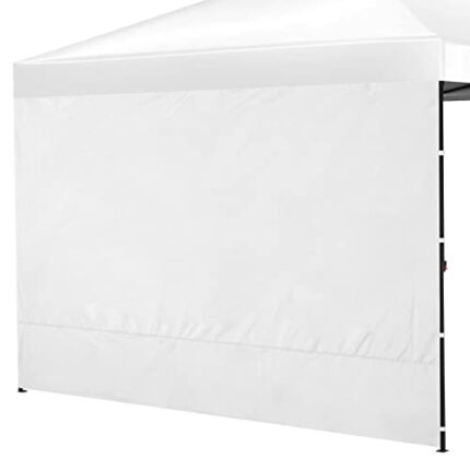 Wenshall Gazebo Side Panel, Canopy Sidewall Panels with Silver Coating for 3 x 3m/3x6m Pop Up Gazebo, 420D Polyester 100% Waterproof and 99% UV P
