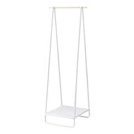 Yamazaki Tower Coat Rack, White, One Size
