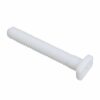 Mxfans A Set Rectangular Shaped Toilet Seat Hinge Bolts Nuts Repair Tool White