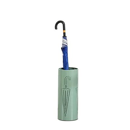 HIGOH Umbrella Stands, Drain Tray Nordic Creative Hall Umbrella Stand Hotel Lobby Metal Umbrella Stand Household Umbrella Stand Waterproof Carved