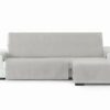 Eysa Rabat practica chaise longue cover 240cm, color 01/camel, right-frontal view