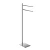 Gedy Trilly Standing Towel Rail, Stainless Steel, Chrome, 14 x 34 x 83.3 cm