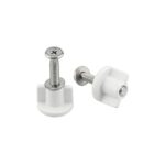 Toilet Seat Hinge Screw Anti Slip Toilet Lid Nut Screw Rustproof Toilet Seat Bolt for Toilet Covers