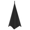 WANGCL Speaker Stand Cover Speaker Tripod Scrim Stand Skirt DJ Bag 360 Degree Cover for Speaker Lighting with Storage Bag （Black 1 Pack ）