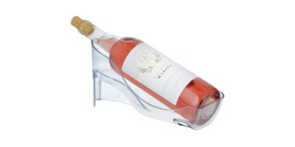Fridge Wine Saver – Refrigerator Wine Bottle Holder. Elegant Wine Storage, Organizer for Opened Bottles in Fridge or Table-top. Wine Rack for Sta
