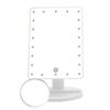 JARAGAR Light Up Mirror, 10X Magnifying 22 LED Vanity Mirror with Touch Sensor Dimming, Portable Make Up Mirror 360°Adjustable Rotation, Dual Pow