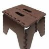 E-Zee Multi-Purpose Folding 8" Step Stool White, Heavy Duty