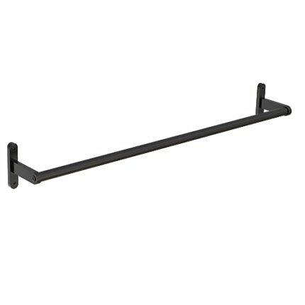 Supaqua Towel Rail Holder SUS304 Brushed Stainless Steel Single Bath Towel Rack Waterproof Rust Wall Mounted Towel Shelf 60 cm / 23 Inch Suitable