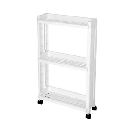 DINGZZ Kitchen Shelf Organizer Wheels Trolley Bathroom Gap Storage Rack Sundries Storage Rack Pulley Living Room (Color : D, Size : 1pcs)