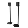 2 x Soundbass ONE Floor Stand, Black, Compatible with Sonos ONE, ONE SL & Play:1, Full Hardware Kit Included, Designed in The UK