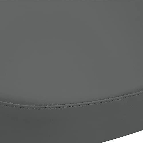 BUYUE Enhanced Anti-Slip Magnetic Bar Stool Cushion 1 Piece, Luxury PU Leather Waterproof Small Seat Cushion for Café Bistro Stackable Metal Stoo