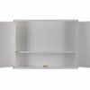 Croydex Simplicity Self-Assembly 2 Door Mirror Cabinet (FSC MDF), White