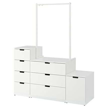 Ikea NORDLI chest of 8 drawers, 160x192 cm, white