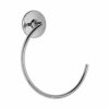 Croydex Chrome Duo Fix Glue or Screw Fix Slim Design Towel Ring