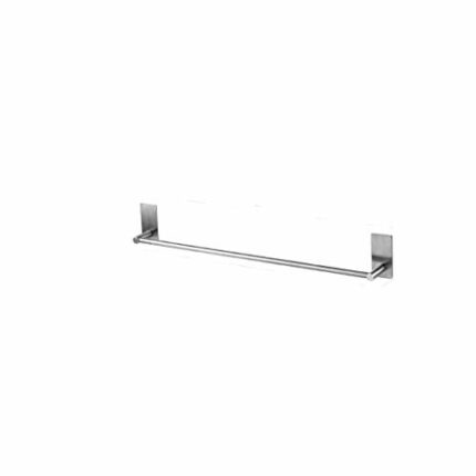 SMLJLQ Stainless Steel Fixed Bath Towel Holder Bathroom Towel Bar Wall Mounted Towel Hanger Single Hook Dual Towel Racks