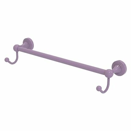 Allied Brass SG-41-24-HK-LVN Sag Harbor Collection 24 Inch Towel Bar with Integrated Hooks, Lavender