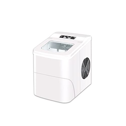 RJJ Small Household Ice Maker Literary Fresh White Dormitory Mini 15kg Ice Cube Maker Home Party Ice Maker
