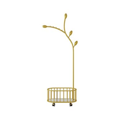 N/A Coat rack floor bedroom corner home living room movable multi-functional storage corner hanger