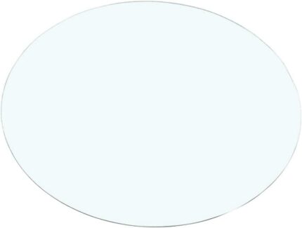 KEppd 78cm Round Table Top Tempered Glass Dining Table Turntable Lazy Susan, Durable And Easy To Clean, Suitable For Home/hotel Restaurants