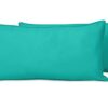 Vargottam Indoor/Outdoor Polyester Fabric Lumbar Pillow Cover, All-Weather Waterproof Rectangular Cushion Case for Patio Furniture, 16" x 24" Set