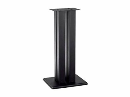 Monolith Speaker Stands - Sturdy Construction, Rectangular Columns, Rectangular Columns, 32 Inch, Black
