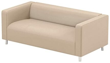 Sofa Pro The Beige Klippan Loveseat Cover Replacement Is Custom Made For Ikea Klippan Loveseat Slipcover, A Sofa Cover Replacement (Darker Beige)