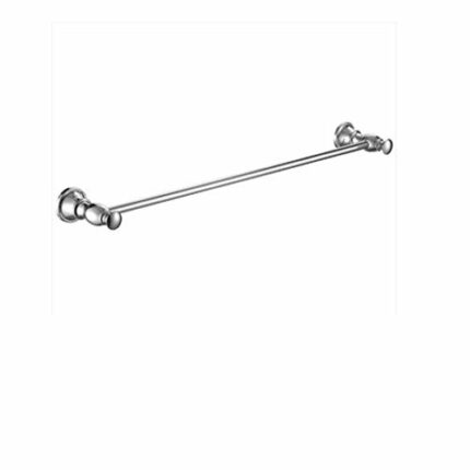 N/A Towel Rack - Bathroom Towel Rack, Stainless Steel Towel Rack, Single Towel Rack, Perforated Towel Rack, Size 60.8x4.8x9.6 Cm