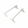 2Pcs Over Door Towel Rail Holder,Plastic Cabinet Door Towel Rack, Hanging Holder Towel Holder for Bathroom Kitchen Cupboard Drawer Cabinet