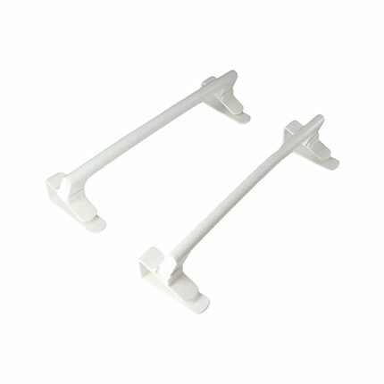 2Pcs Over Door Towel Rail Holder,Plastic Cabinet Door Towel Rack, Hanging Holder Towel Holder for Bathroom Kitchen Cupboard Drawer Cabinet