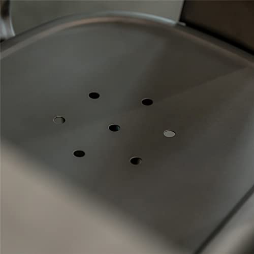 FurnitureR Dining Chair, Metal, Grey