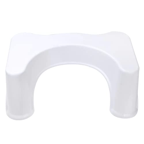 JJA Bathroom Toilet Stool, Foot Step Stool, Footstools, For Constipation Piles Relief Foot Stool - Anti-Slip Bathroom Accessories (Light Grey)