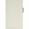 Premier Housewares Bamboo Under Sink Cabinet - White, H60 x W60 x D30cm