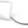 Mirrorvana Flexible Fogless Shower Mirror for Shaving with Height Adjustable Gooseneck, 360° Swivel and Upgraded Suction, Shatterproof 16cm x 16