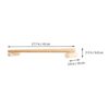 TBIIEXFL Towel Paper Toilet Mount Wooden Simple Shelf Stand Hanger Roll Rod Storage Bar Hooks