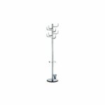 Alco Cactus Coat Tree with 8 Pegs and Umbrella Stand, Metal Grey, 68 x 16 Inches (2802)