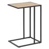 Amazon Brand - Movian Laptop Table, Wild Oak Top and Black Metal Base, 43 x 35 x 63 cm